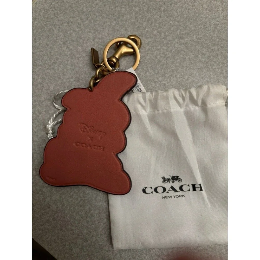 Coach Disney X Coach Bag Charm With Thumper Limited Edition- Rare Color Nwt